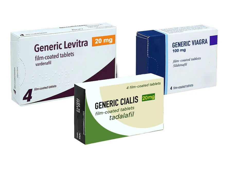 Generika Testpakete (Sildenafil, Vardenafil, Tadalafil)